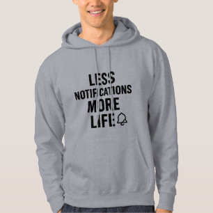 Fokus und Blüte - Motivierend Minimalistisches Des Hoodie