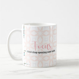 Fokussieren und das Öffnen neuer Registerkarten st Kaffeetasse