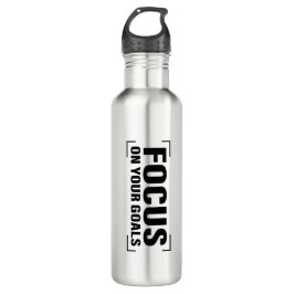 Fokussierende Ablenkungszitate Inspiration Zitat A Edelstahlflasche