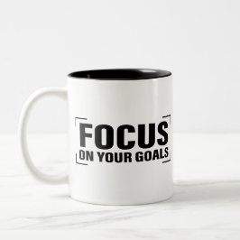Fokussierende Ablenkungszitate Inspiration Zitat A Zweifarbige Tasse