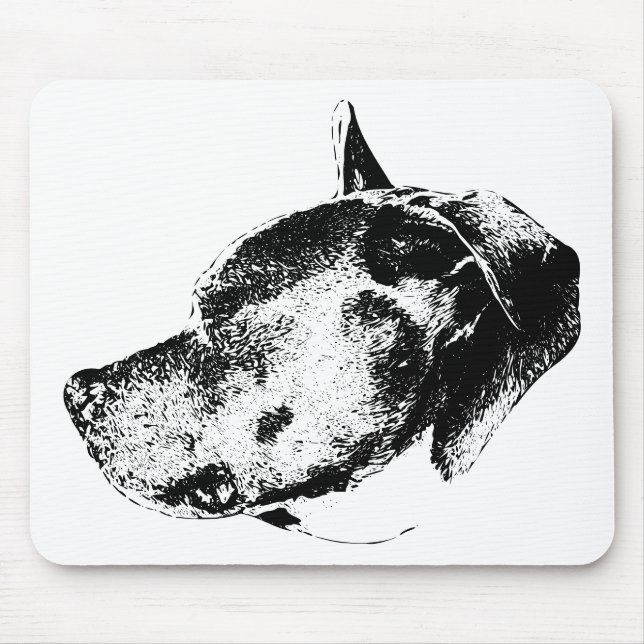 fokussierte Loyalität Mousepad (Vorne)
