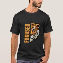 Fokussierter Fitnessraum T-Shirt