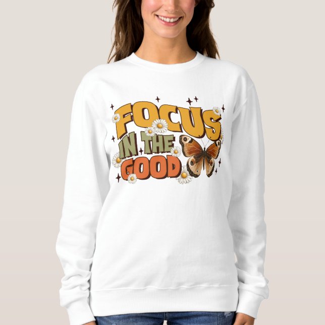 Fokussierung auf das Gute Sweatshirt (Vorderseite)