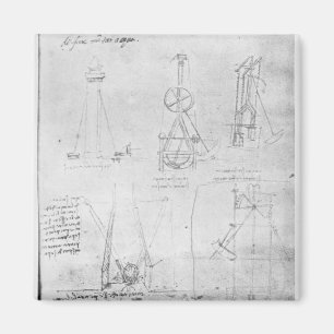 Fol. 20r von Paris-Manuskript B, 1488-90 Magnet