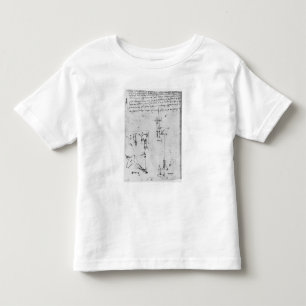 Fol. 46v, vom Kodex Forster III, 1480s-1494 Kleinkind T-shirt