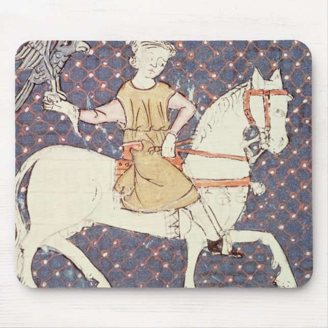 Fol.58v kann: Falknerei Mousepad (Vorne)