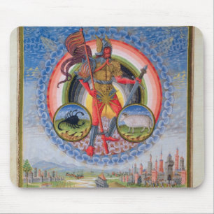 Fol.7v die Planeten-Mars, von "De Sphaera", 1470 Mousepad