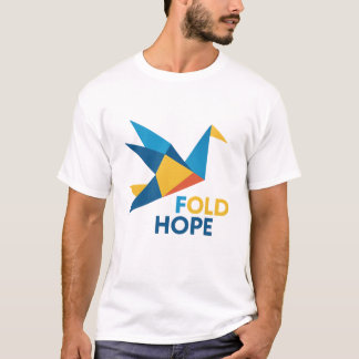 Fold Hope Geometric Origami Vogel T-Shirt