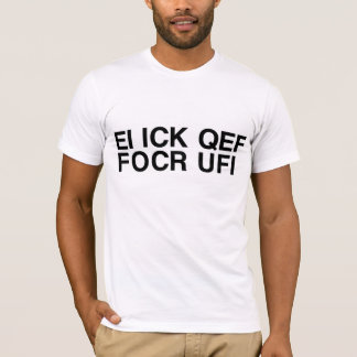 Foldaway (F *** Sie) geheimes Mitteilungs-Shirt T-Shirt