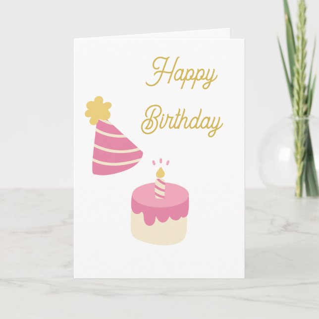 Folded Greeting Card Karte (Vorderseite)