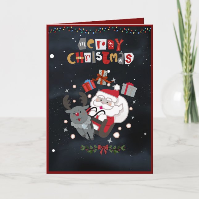 Folded Holiday Card Feiertagskarte (Vorderseite)