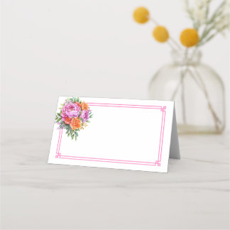 Folded Name Place Card Platzkarte