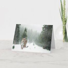 Folded Note Card LEOPARD NOTECARD