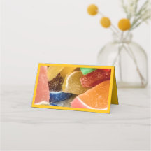 Folded Place Card for Kids' Birthday Party