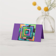 Folded Place Card for Teen/Adult Party