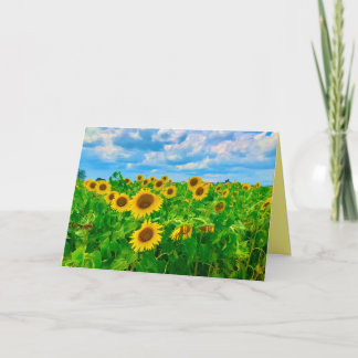 Folded Thank You Card Dankeskarte