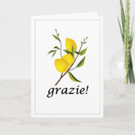 Folded Thank You Card Dankeskarte