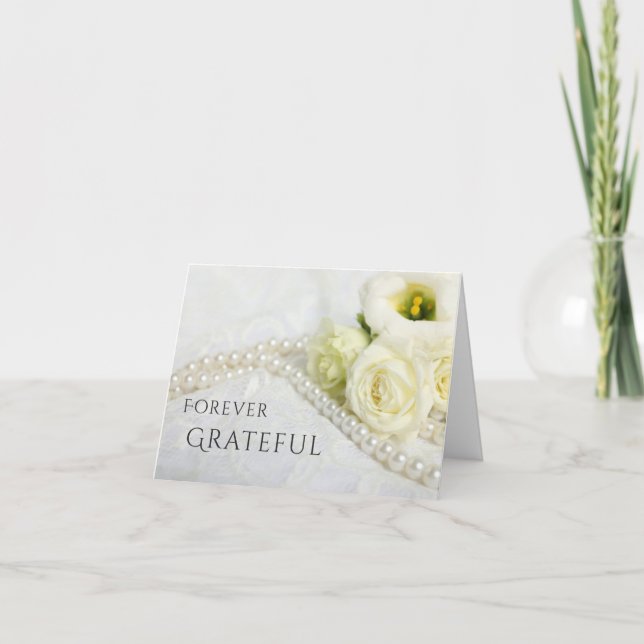 Folded Thank You Card Dankeskarte (Vorderseite)