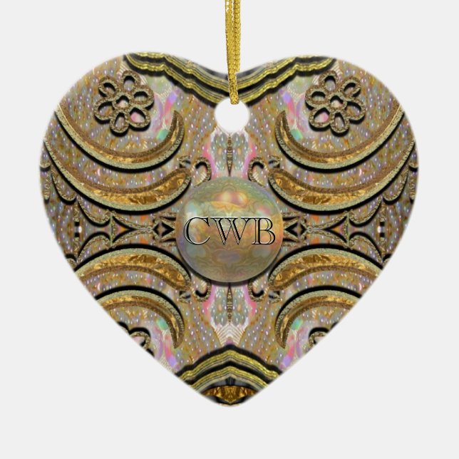 Foldiashire Viktorianisch Chic Keramik Ornament (Vorne)