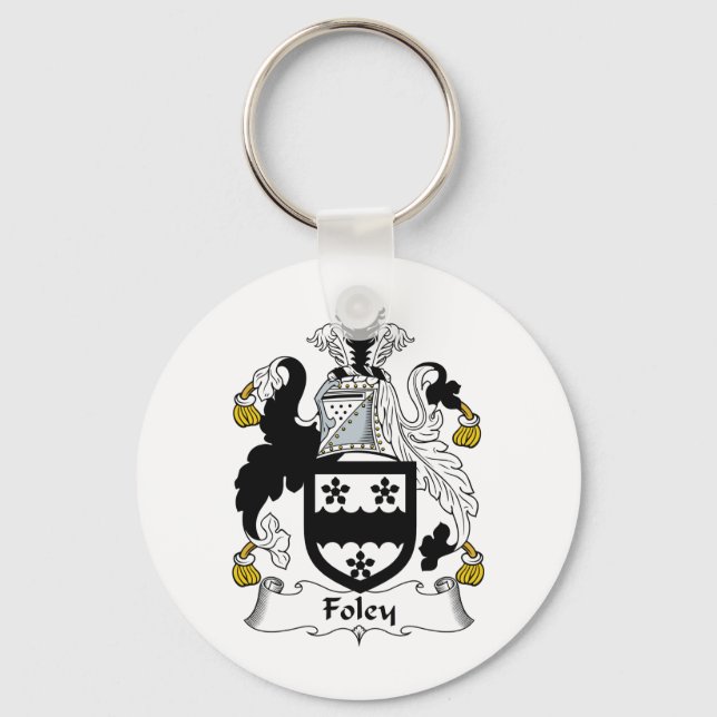 Foley Familienwappen Schlüsselanhänger (Vorderseite)