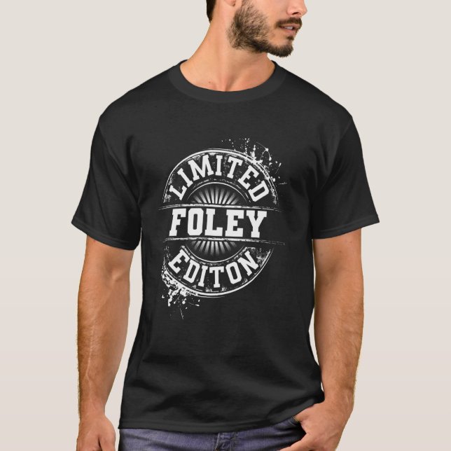 Foley Nachname Family Tree Birthday Wiedersehen Id T-Shirt (Vorderseite)