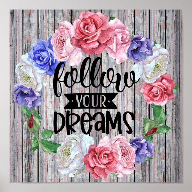 Folge deinen Träumen Poster (Vorne)