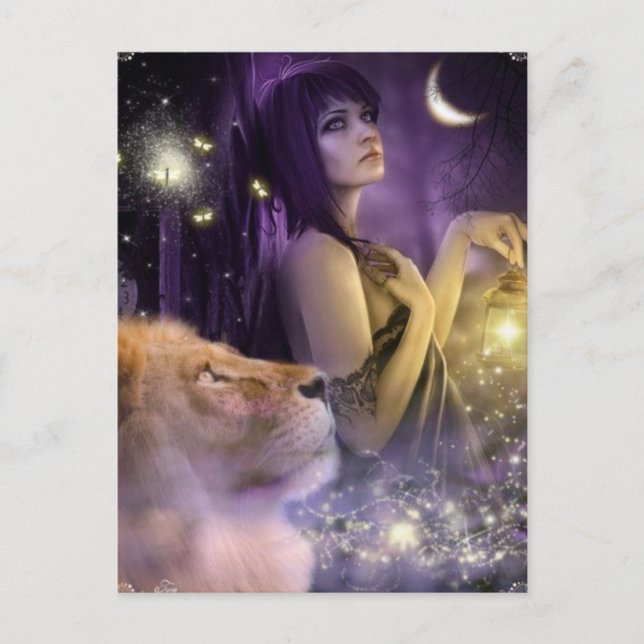 Folge deinen Träumen Postkarte (Vorderseite)