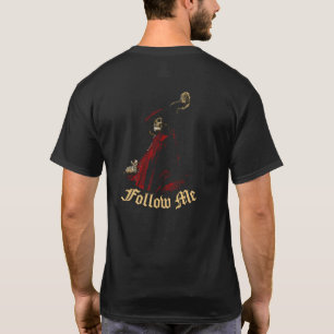 "Folge mir" Schwarzer T - Shirt mit General Death