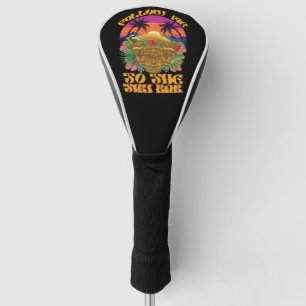 Folge mir zum Tiki Bar Hawaiian Luau Party Golf Headcover