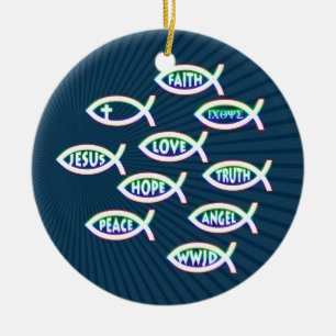 Folgen Sie Anteil Jesuss   Ihr Glaube Keramikornament