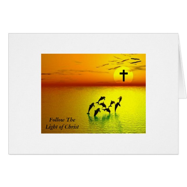 Folgen Sie dem Licht Christi (Vorderseite (Horizontal))