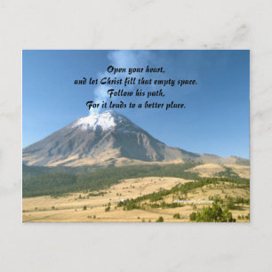 Folgen Sie dem Pfad des Handlers Postkarte