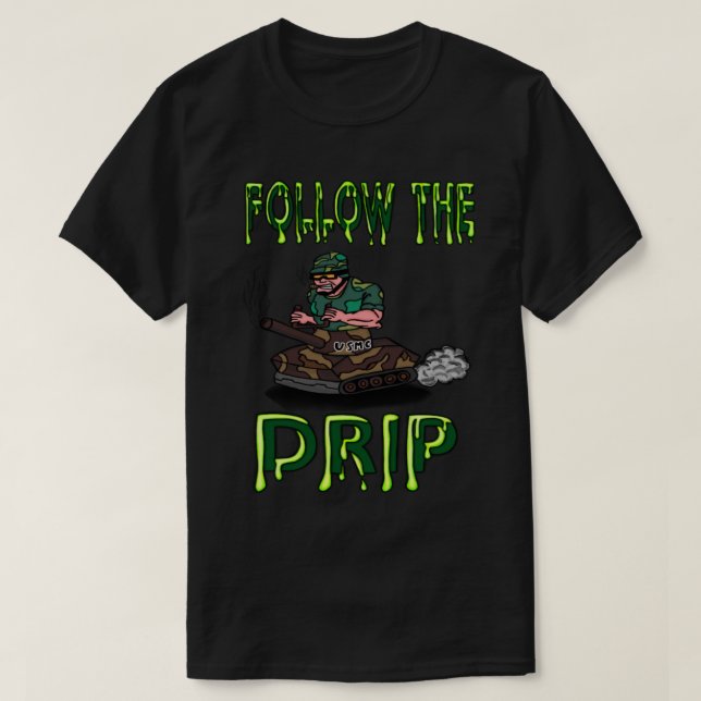 Folgen Sie dem Tropfen - Sargent Tanker T-Shirt (Design vorne)