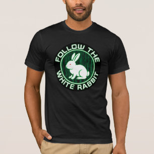 Folgen Sie dem weißen Kaninchen T-Shirt