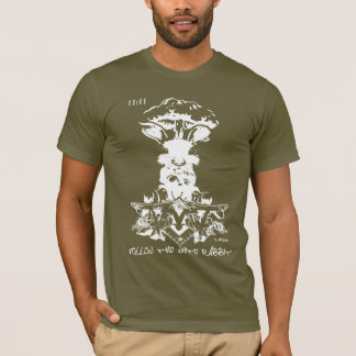 FOLGEN SIE DEN WEISSEN KANINCHEN-11:11 T-Shirt