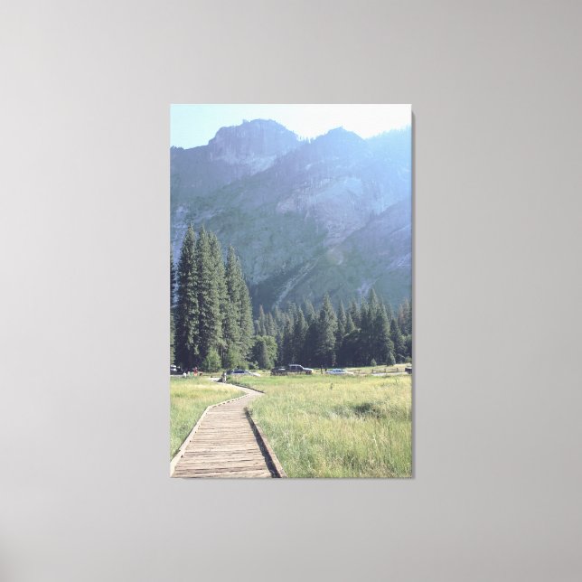 Folgen Sie der Path-Leinwand Leinwanddruck (Vorderseite)