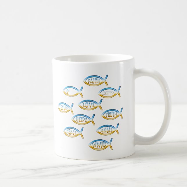 Folgen Sie ihm - christliche Tasse (Rechts)