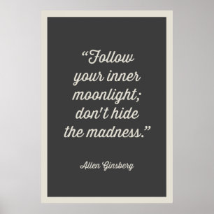 FOLGEN SIE IHNEN IN DER MOONLIGHT POSTER   GRAU