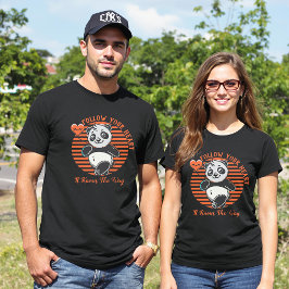 Folgen Sie Ihrem Herz Panda Couple Matching T-Shirt