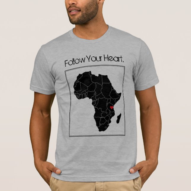 Folgen Sie Ihrem Herzen T-Shirt (Vorderseite)
