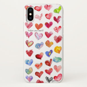Folgen Sie Ihrem Herztelefon X Universell Case-Mate iPhone Hülle