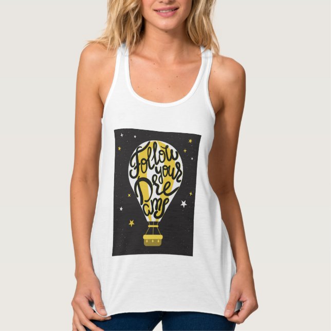 Folgen Sie Ihrem Traum-Ballon Tank Top (Vorderseite)