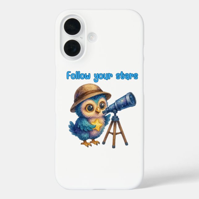 Folgen Sie Ihren Sternen - Dream Big iPhone 16 Fal Hülle (Rückseite)