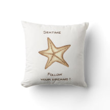 Folgen Sie Ihren Träumen Aquarell Seatime Starfish
