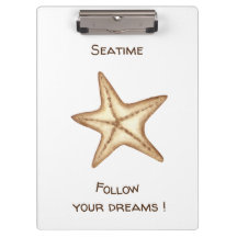 Folgen Sie Ihren Träumen Aquarell Seatime Starfish