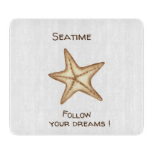 Folgen Sie Ihren Träumen Aquarell Seatime Starfish
