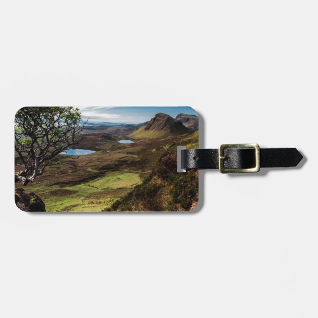 Folgen Sie Ihren Träumen! Gepäckanhänger (Vorderseite horizontal)