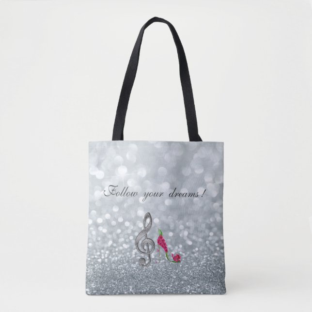 Folgen Sie Ihren Träumen, Glitterie, Heelsen, Viol Tasche (Vorderseite)