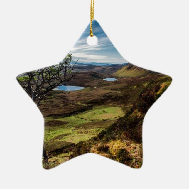 Folgen Sie Ihren Träumen! Keramik Ornament (Vorne)