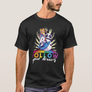 Folgen Sie Ihren Träumen Kindertiere T-Shirt